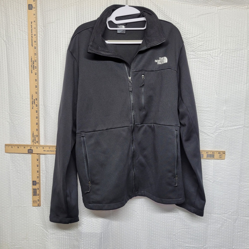 The North Face Mens Apex Bionic Softshell Jacket Black Full Zip Large NF0A2RE1‎